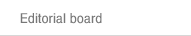 Editorial board
