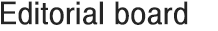Editorial board